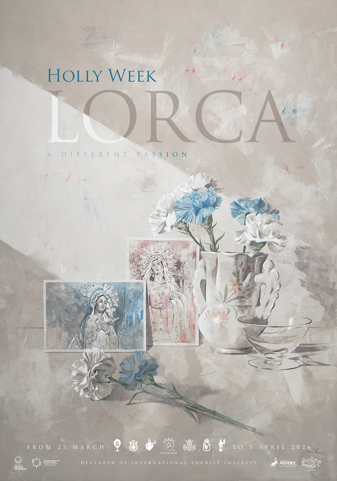 Holy week and easter poster
